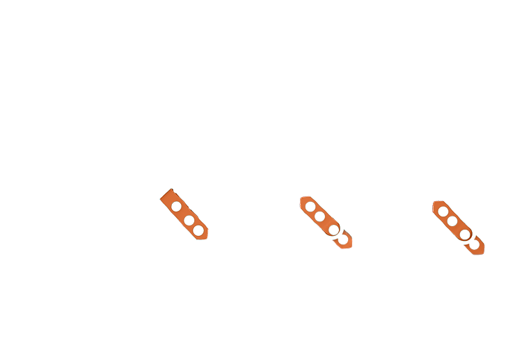 Smycz przepinana BioThane® – Rainbow