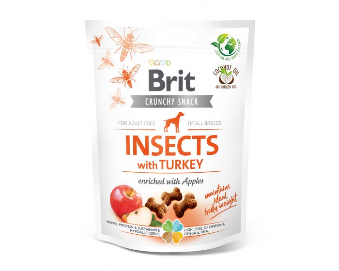 BRIT Care Dog Crunchy owady z indykiem 200g