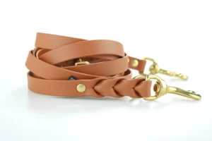 Smycz przepinana Biothane Classic Brown 240 cm | 19 mm