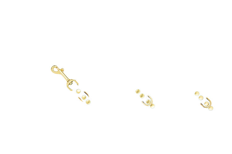 Smycz przepinana Biothane® jednokolorowa