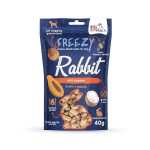 Syta Micha Liofilizowane przysmaki dla psa Królik z papają FREEZY 40g
