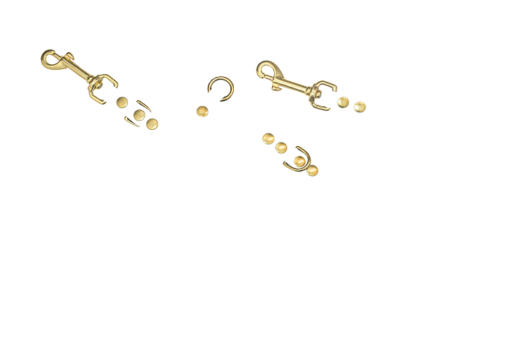 Smycz FREE HANDS Biothane® jednokolorowa