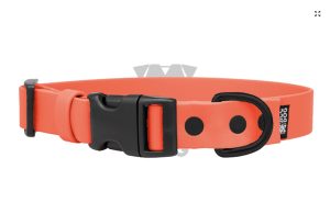 Obroża Duraflex® Neon Orange roz. S szer. 25 mm, okucia czarne