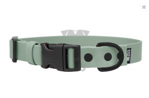 Obroża Duraflex® Sage Green roz. M szer. 25 mm, okucia czarne