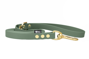 Smycz miejska Biothane® Foggy Green