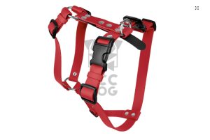 Szelki Biothane® Classic Red roz. M szer. 25 mm, okucia stal nierdzewna