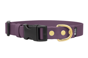 Obroża Biothane® z klamrą Duraflex® Aubergine