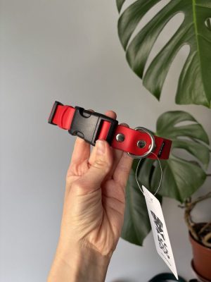 Obroża dla psa Duraflex Classic Red M | 25 mm | 38-46 cm
