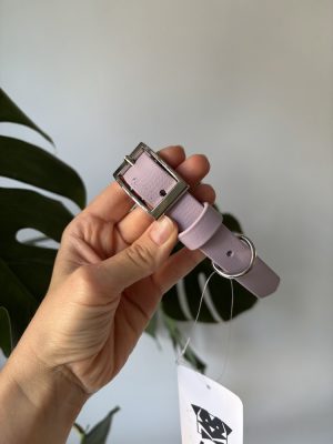 Obroża Biothane® Lavender M | 19 mm | 35-45 cm | Chrom | WADA!!