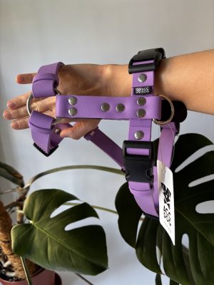 Szelki Biothane® Lilac roz. M szer. 25 mm, okucia stal nierdzewna