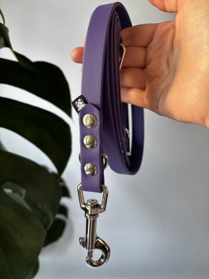 Smycz przepinana Violet | 300 cm | 16 mm | karabinek średni chromowany