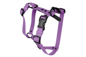 Szelki Biothane® Lilac · S - 19 mm · Czarne (Personalizacja)