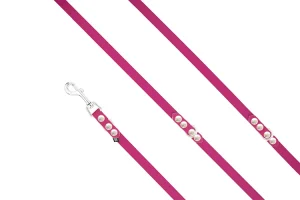 Smycz przepinana Biothane® Magenta · 300 cm · 16 mm · Chromowane