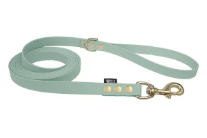 Smycz miejska Biothane® Sage Green · 500 cm · 13 mm · Mosiężne